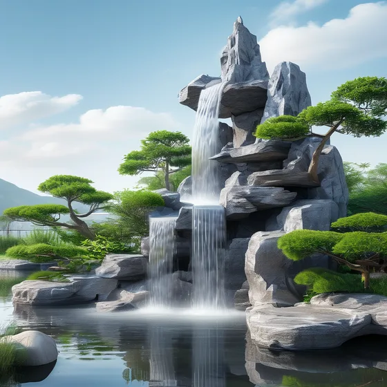 山东假山喷泉