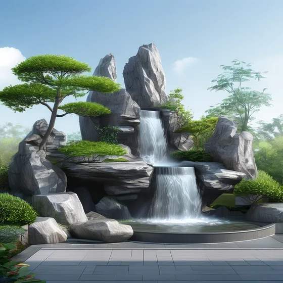 山东假山喷泉