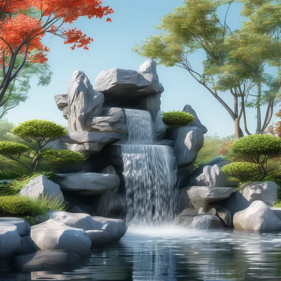山东假山喷泉