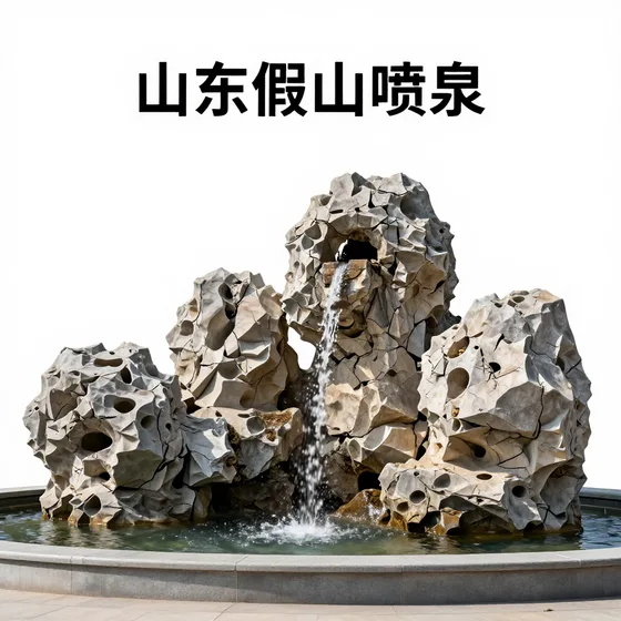 山东假山喷泉
